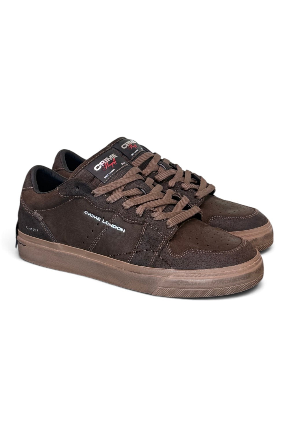 Sneaker uomo Crime London Playoff suede moro 