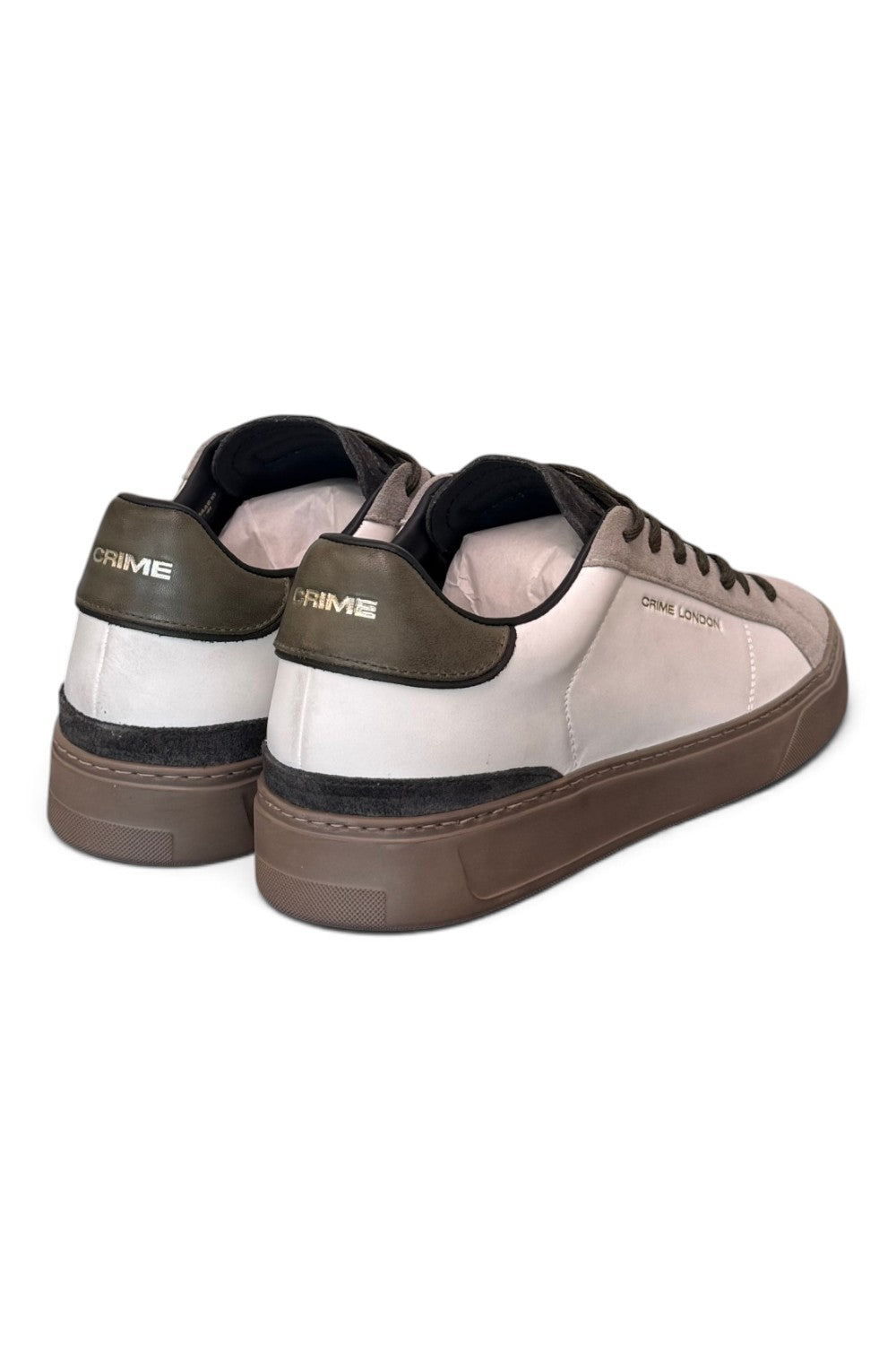 Sneaker uomo Crime London Blade Sandstone white beige 