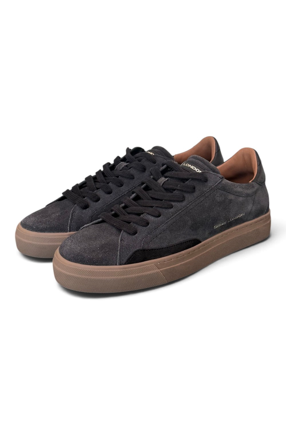 Sneaker uomo Crime London suede antracite 