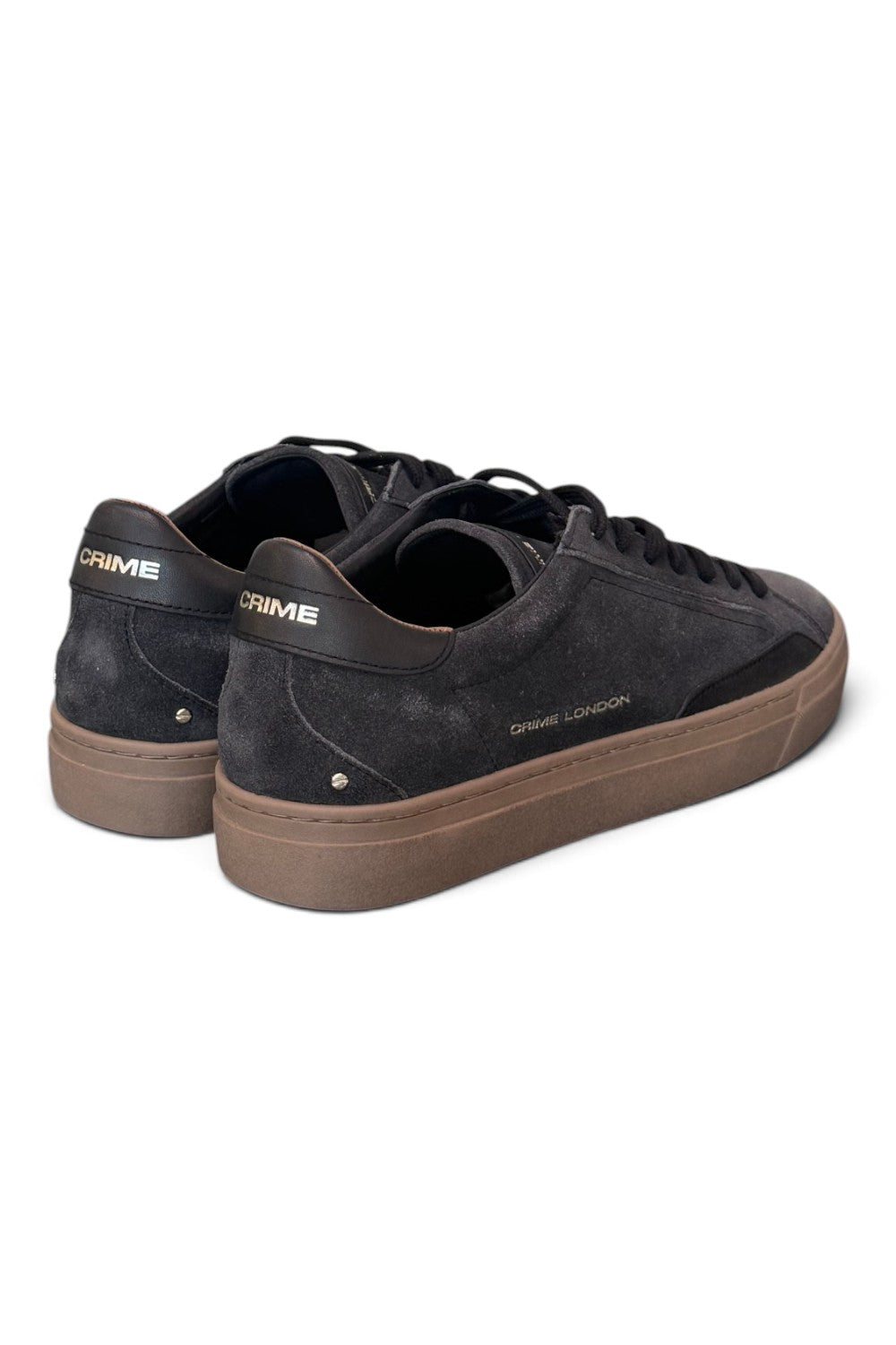 Sneaker uomo Crime London suede antracite 