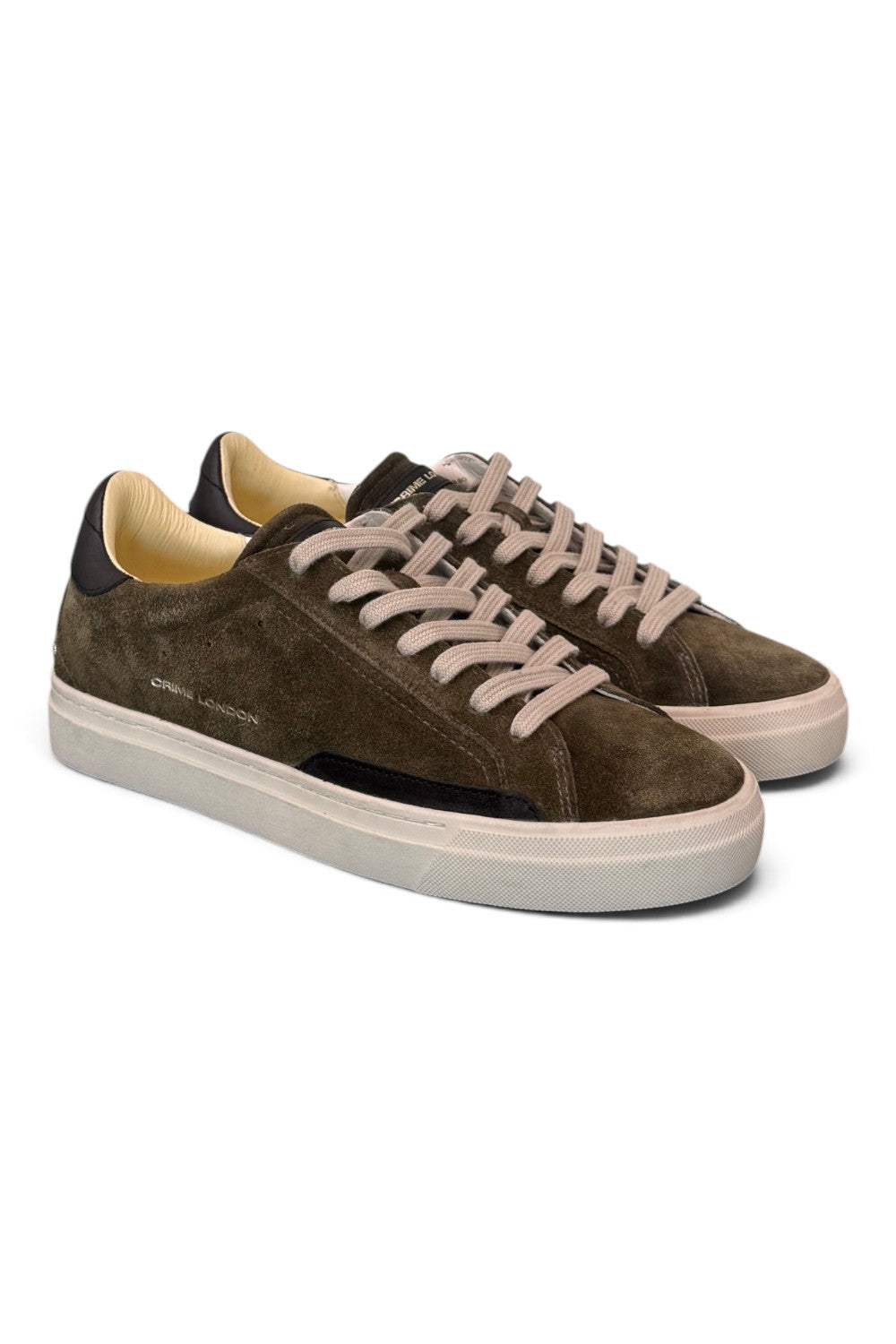 Sneaker uomo Crime London Essential suede verde 