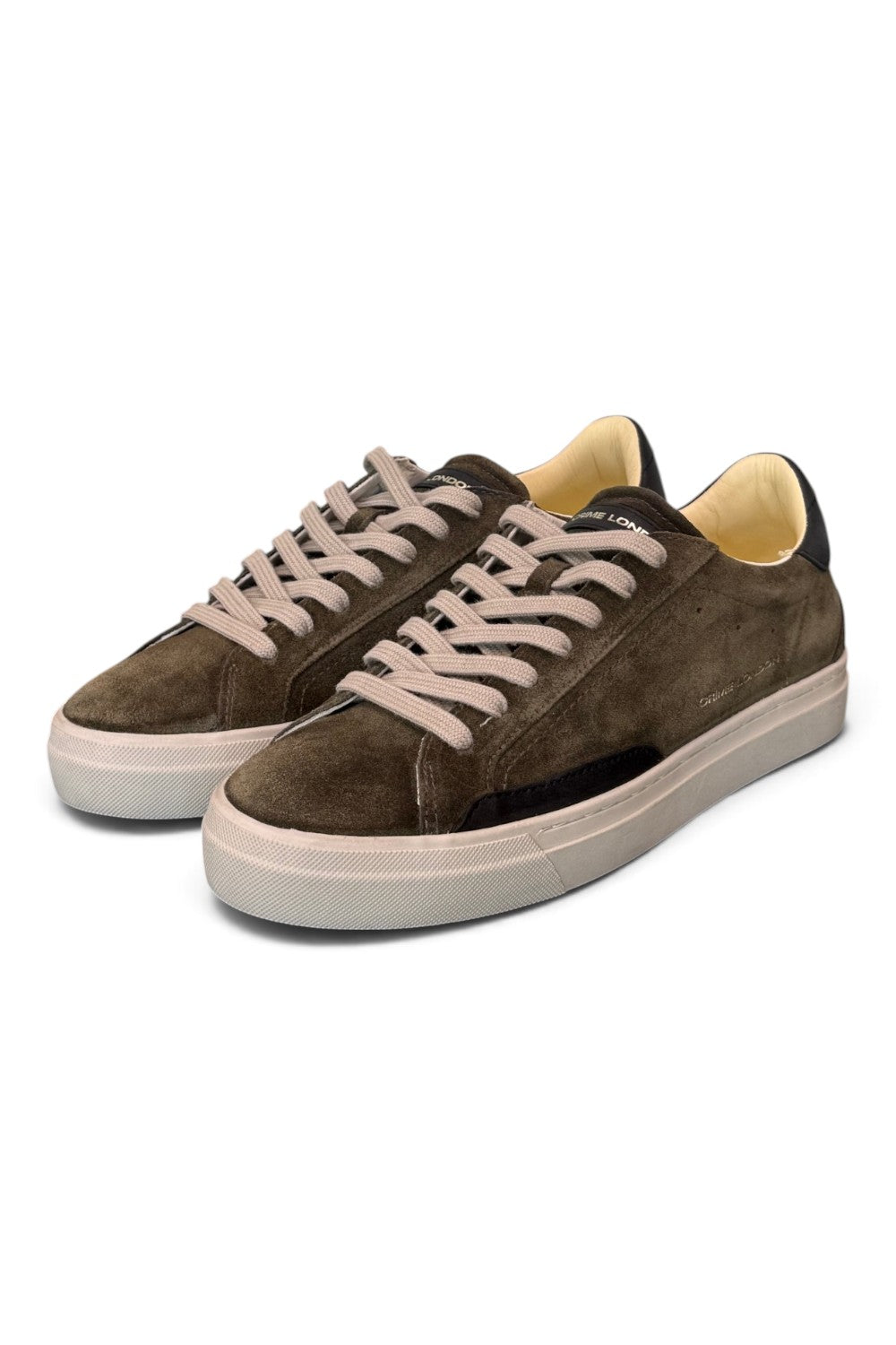 Sneaker uomo Crime London Essential suede verde 