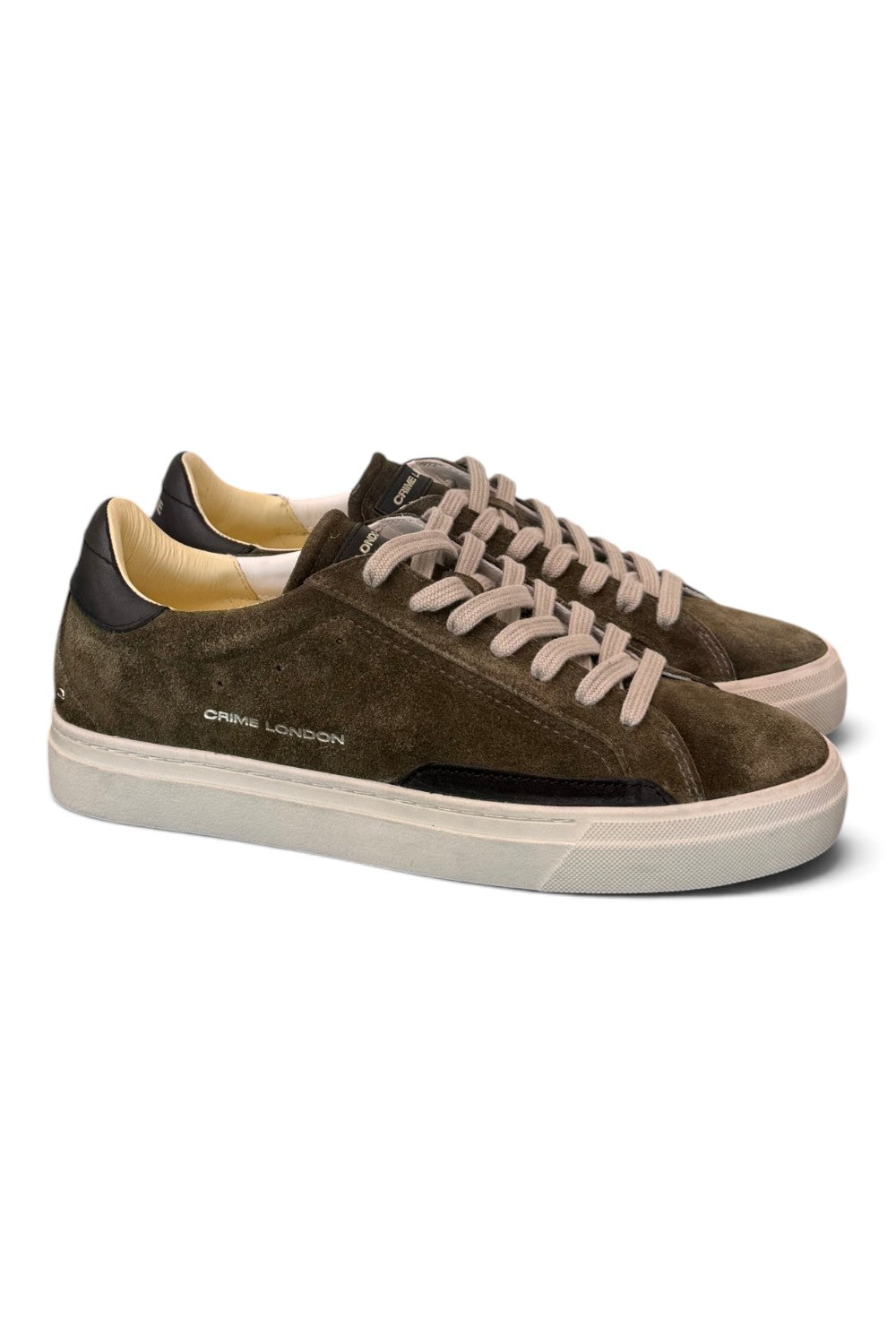 Sneaker uomo Crime London Essential suede verde 