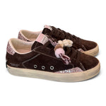 Sneaker donna Crime London testa di moro suede 