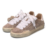 Sneaker donna Crime London Deconstructed suede beige 