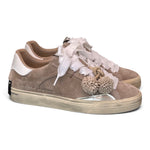 Sneaker donna Crime London Deconstructed suede beige 
