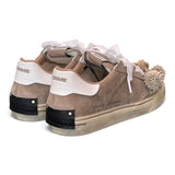Sneaker donna Crime London Deconstructed suede beige 