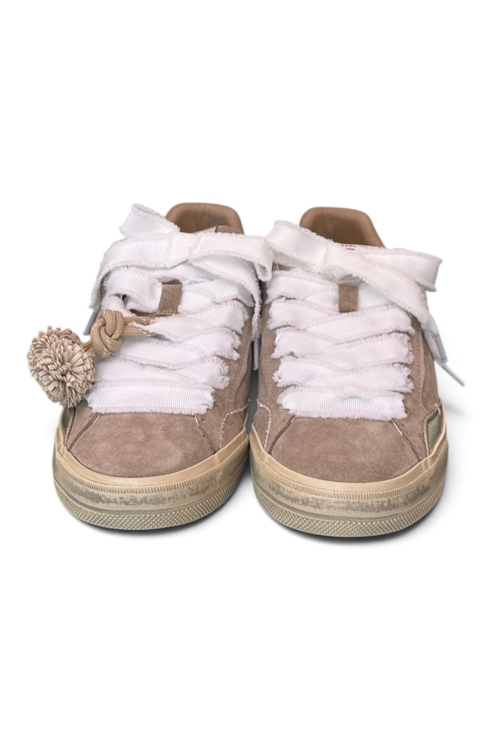 Sneaker donna Crime London Deconstructed suede beige 