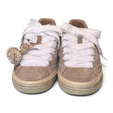 Sneaker donna Crime London Deconstructed suede beige 