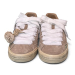 Sneaker donna Crime London Deconstructed suede beige 