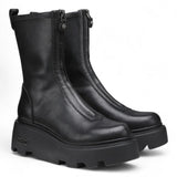 Stivaletto zip donna nero New Rock Cult<BR/> 