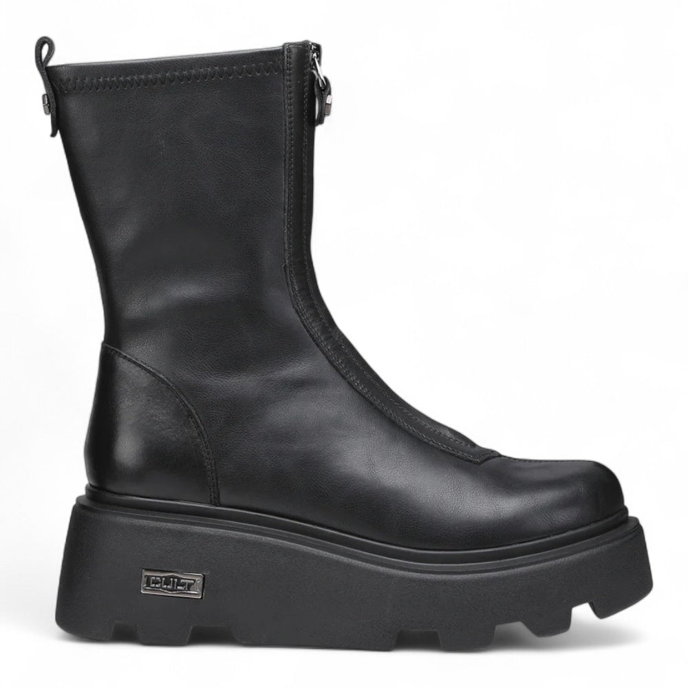 Stivaletto zip donna nero New Rock Cult<BR/> 