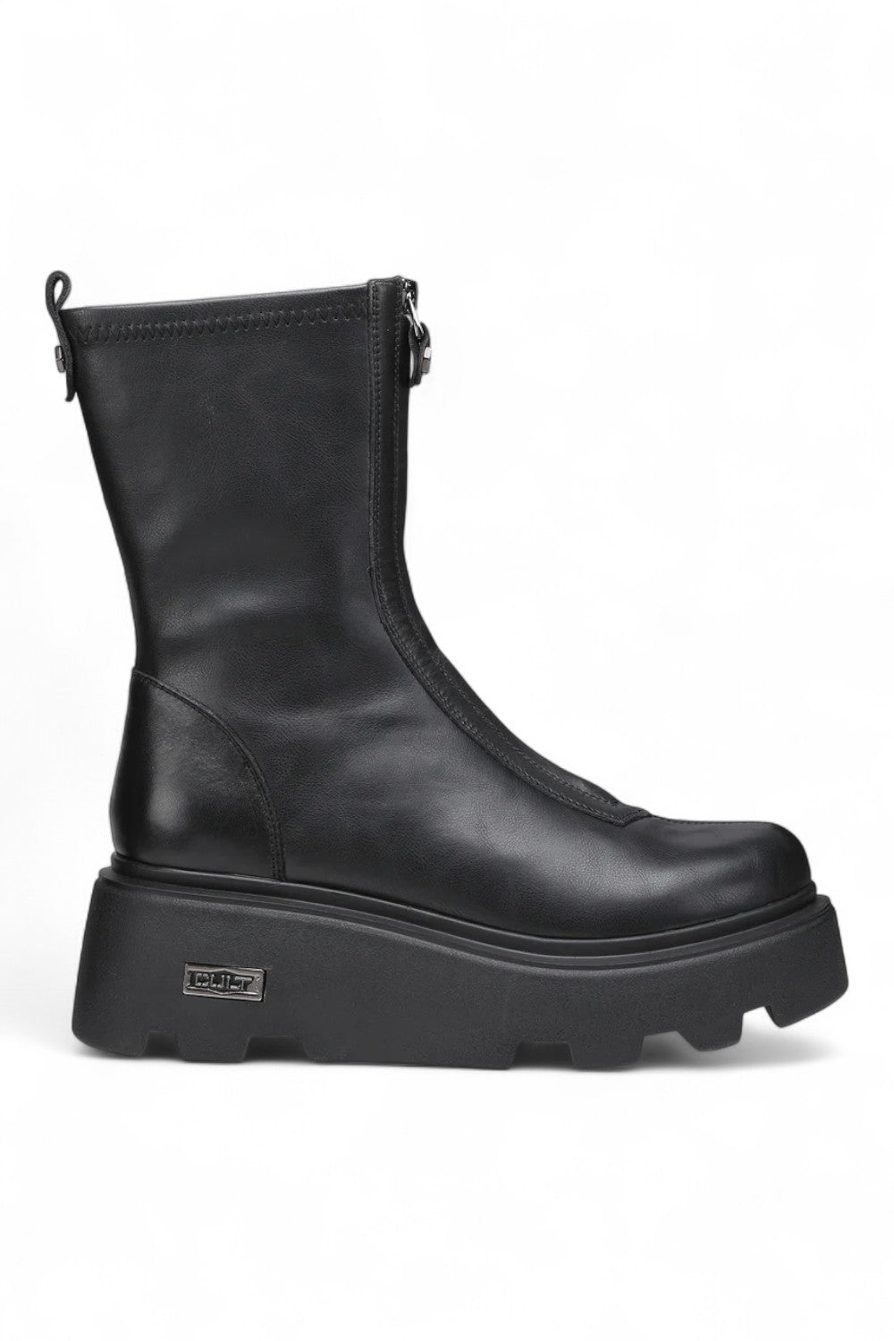 Stivaletto zip donna nero New Rock Cult<BR/> 