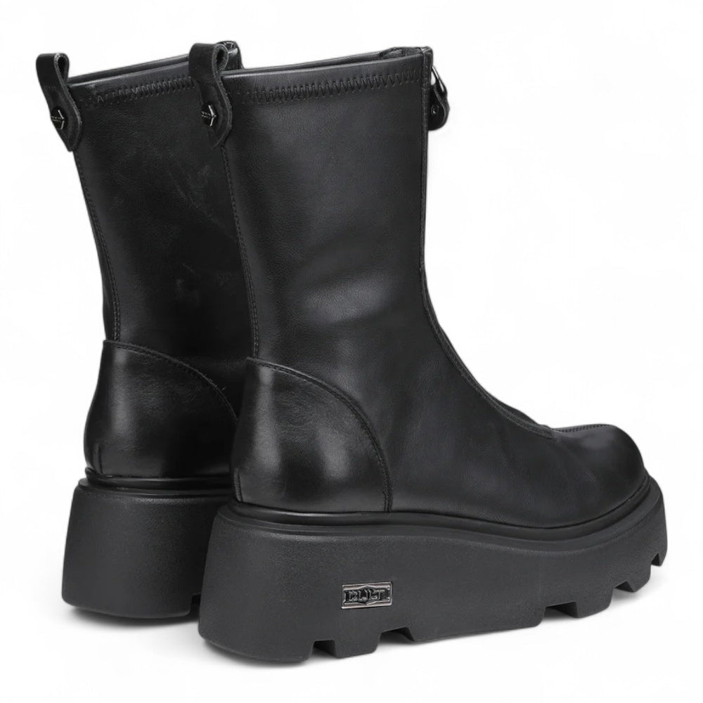 Stivaletto zip donna nero New Rock Cult<BR/> 