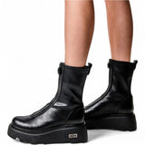 Stivaletto zip donna nero New Rock Cult<BR/> 