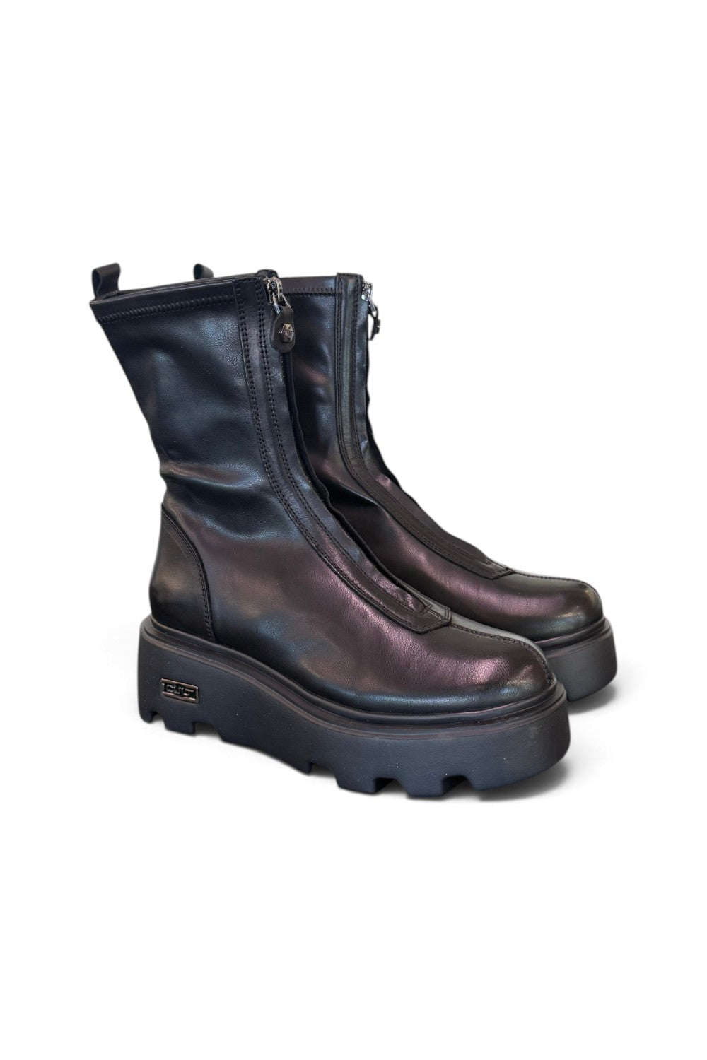 Stivaletto zip donna nero New Rock Cult<BR/> 