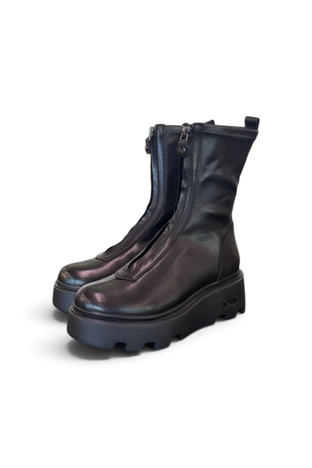 Stivaletto zip donna nero New Rock Cult<BR/> 