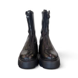 Stivaletto zip donna nero New Rock Cult<BR/> 