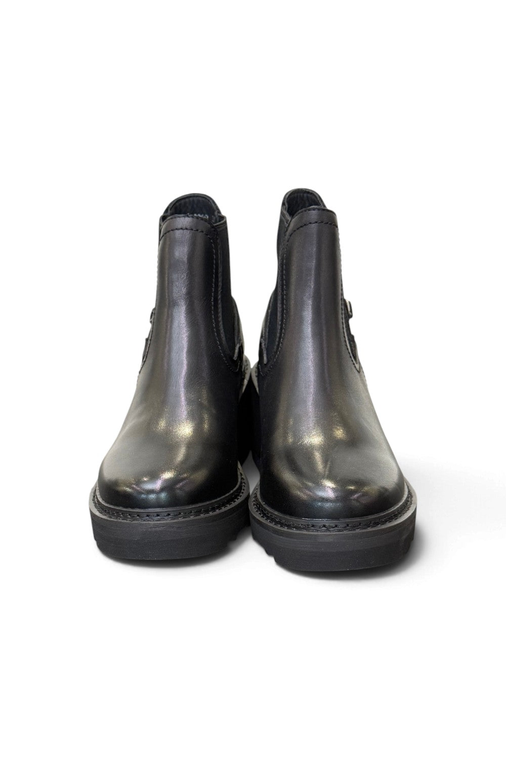 Beatles corto Cult Grace pelle nera tacco 5<BR/> 