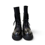Anfibio slash Cult pelle nera CLW4828<BR/> 