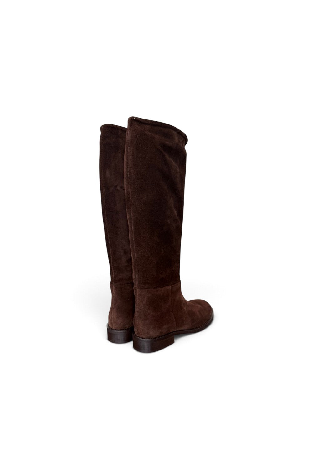 Stivalte cavallerizzo tubo in camoscio pepe Elisa Lanci<BR/> 