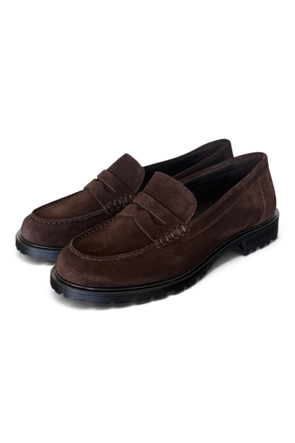 Mocassino suede pepe Elisa Lanci<BR/> 