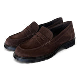Mocassino suede pepe Elisa Lanci<BR/> 
