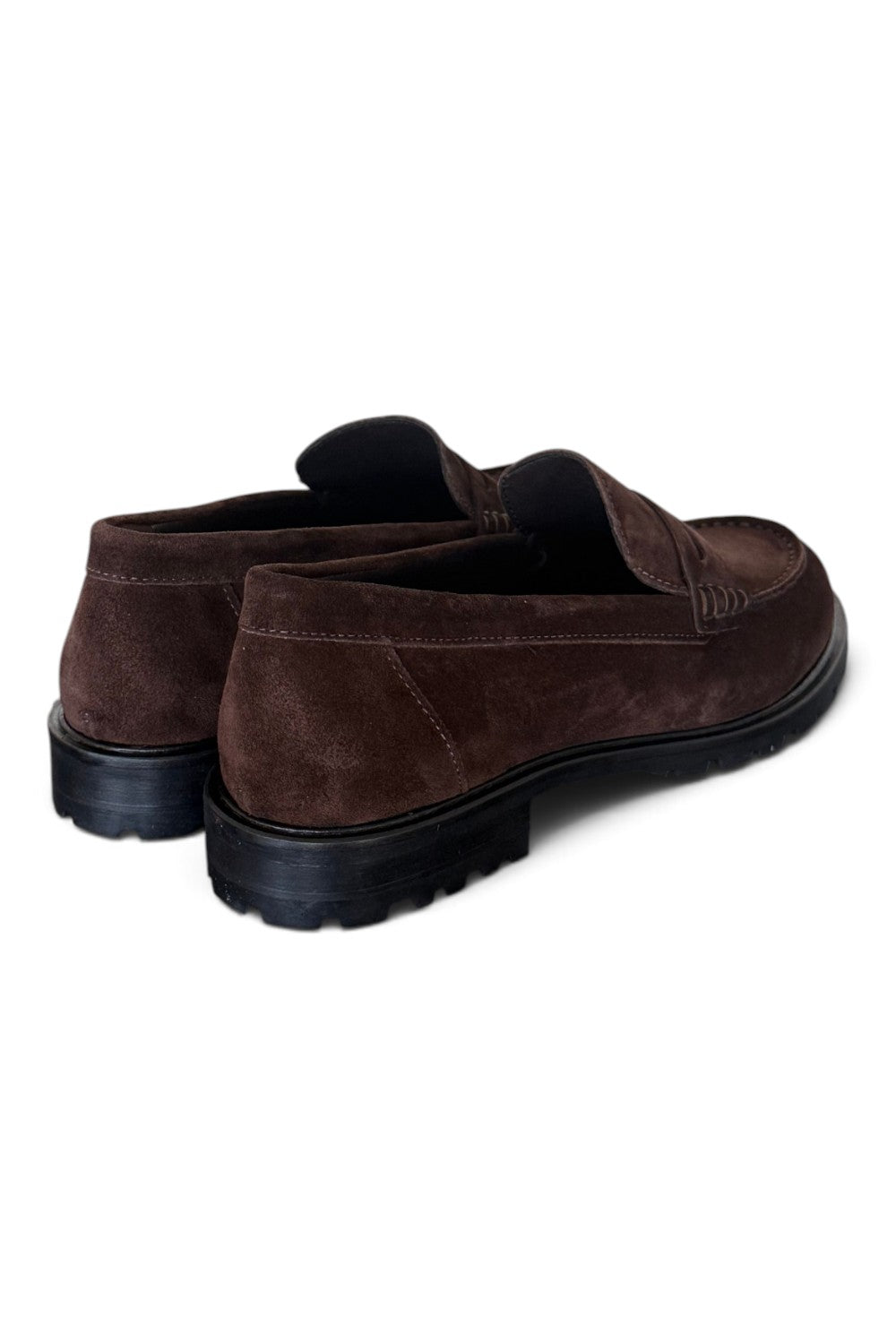 Mocassino suede pepe Elisa Lanci<BR/> 