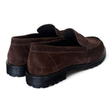 Mocassino suede pepe Elisa Lanci<BR/> 