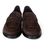 Mocassino suede pepe Elisa Lanci<BR/> 