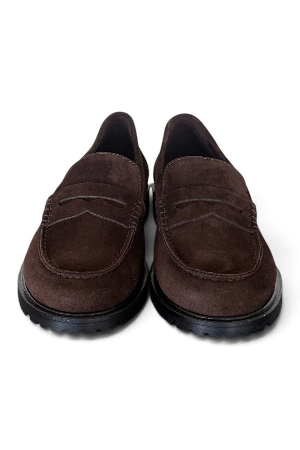 Mocassino suede pepe Elisa Lanci<BR/> 