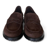 Mocassino suede pepe Elisa Lanci<BR/> 