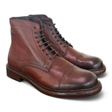 Polacco puntale pelle marrone Exton<BR/> 