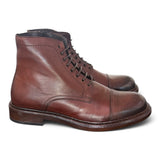 Polacco puntale pelle marrone Exton<BR/> 