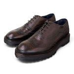 Francesina pelle testa di moro Fabbrica 0<BR/> 