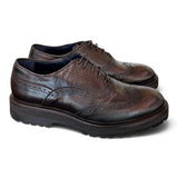 Francesina pelle testa di moro Fabbrica 0<BR/> 