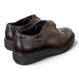 Francesina pelle testa di moro Fabbrica 0<BR/> 