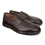 Mocassino pelle testa di moro F.lli Rennella<BR/> 
