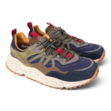 Sneaker uomo Flower Mountain Sanchia 1A08 blue brown mud 
