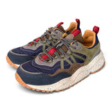 Sneaker uomo Flower Mountain Sanchia 1A08 blue brown mud 
