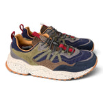 Sneaker uomo Flower Mountain Sanchia 1A08 blue brown mud 