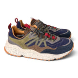 Sneaker uomo Flower Mountain Sanchia 1A08 blue brown mud 