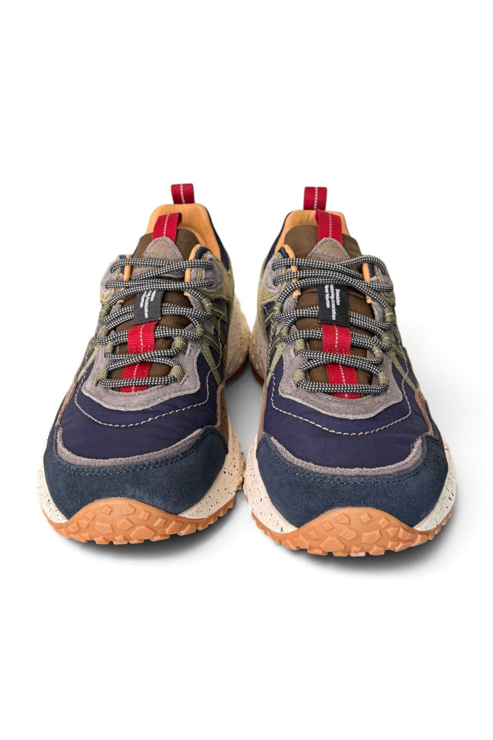 Sneaker uomo Flower Mountain Sanchia 1A08 blue brown mud 