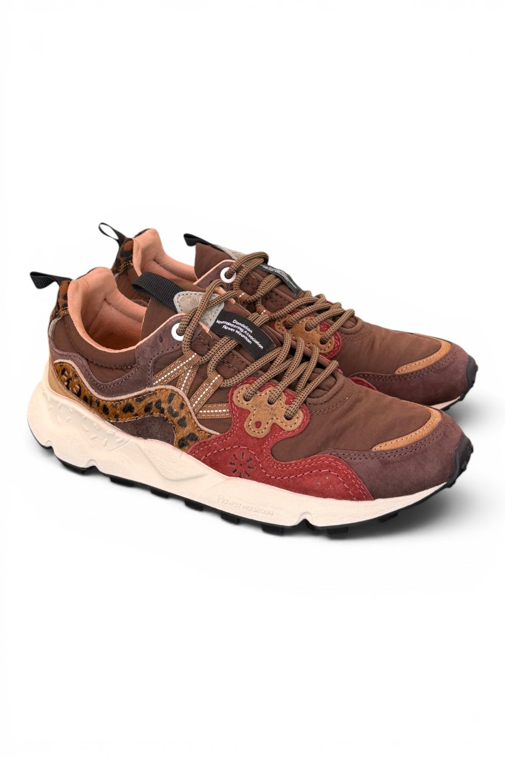 Sneaker donna Flower Mountain Yamano 3 1D34 moro leo 
