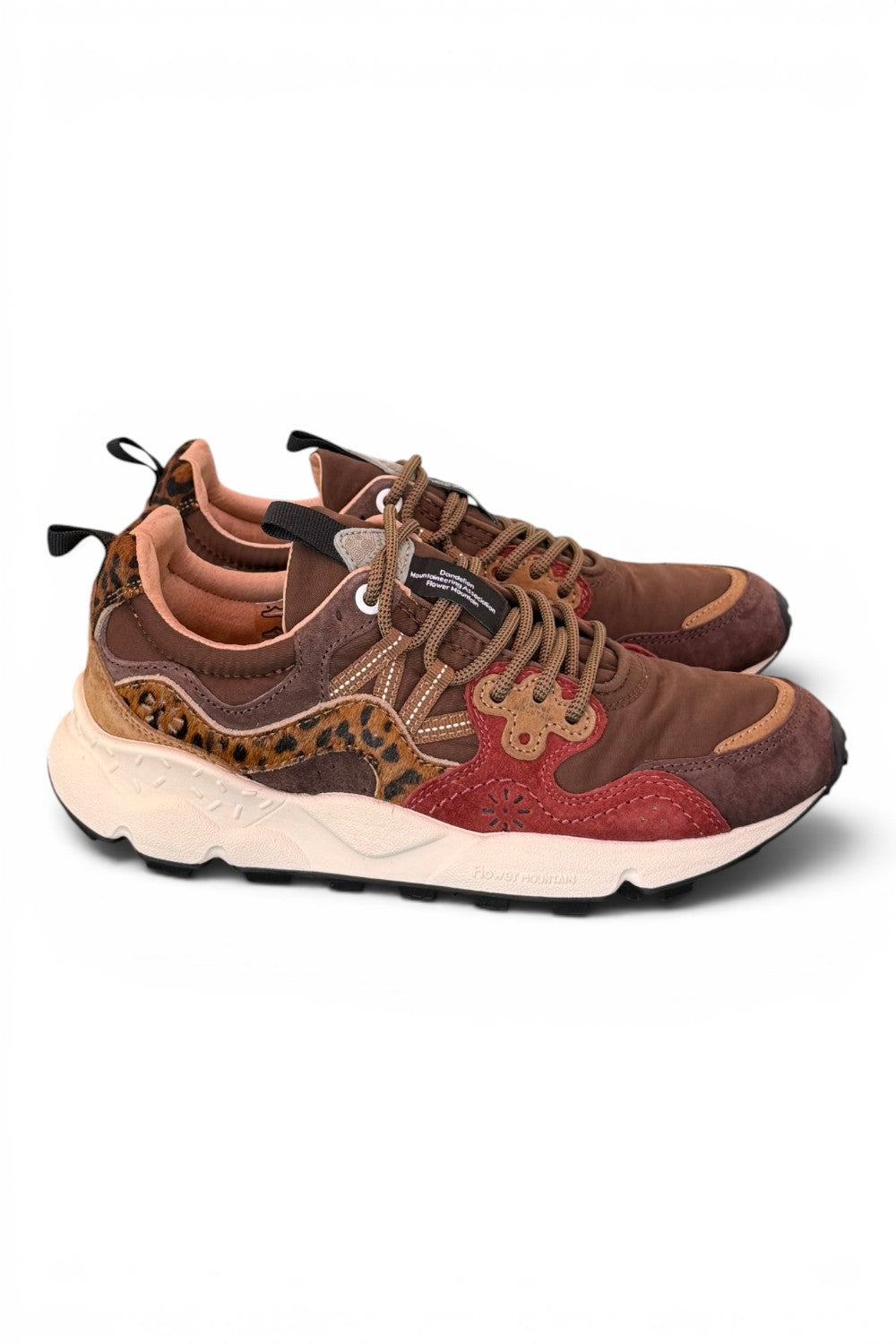 Sneaker donna Flower Mountain Yamano 3 1D34 moro leo 