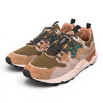 Sneaker uomo Flower Mountain Yamano 1E98 cream brown taupe 