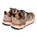 Sneaker uomo Flower Mountain Yamano 1E98 cream brown taupe 