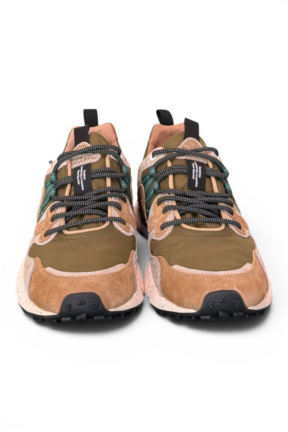 Sneaker uomo Flower Mountain Yamano 1E98 cream brown taupe 