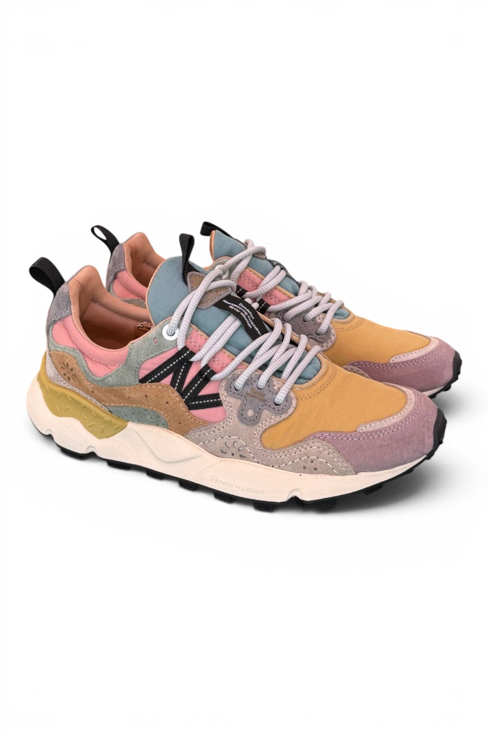 Sneaker donna Flower Mountain Yamano 3 1I37 orange beige 