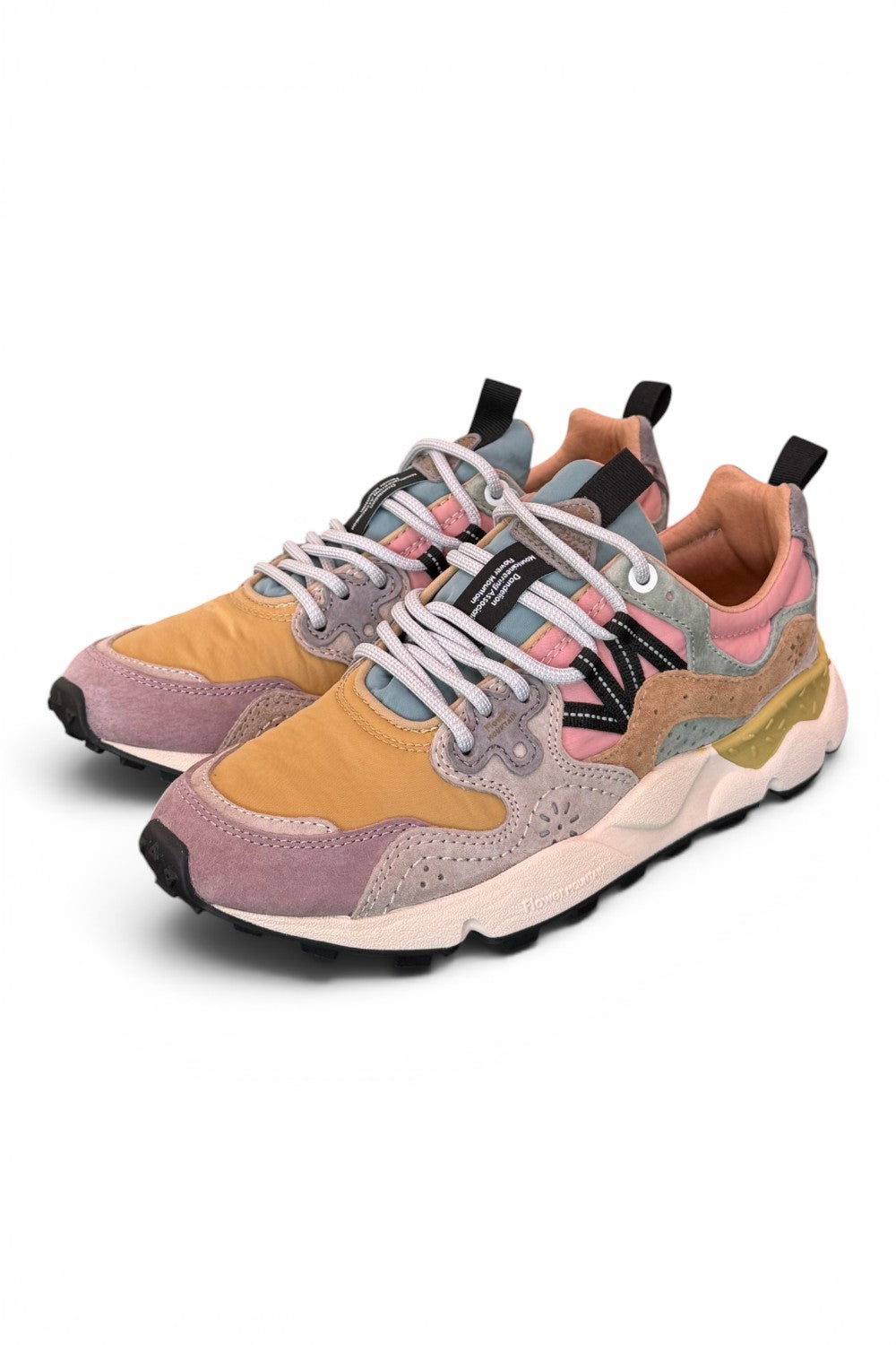 Sneaker donna Flower Mountain Yamano 3 1I37 orange beige 